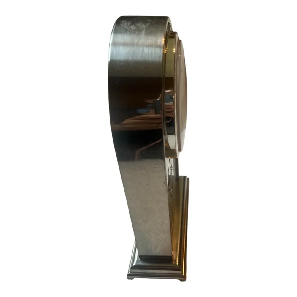 Elegant Silver Inspirational Clock